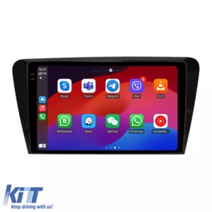 Navigation for Skoda, Octavia 3 (2013-2018), 2K Display, 4Gb RAM, 64Gb storage, Bluetooth, WiFi, Waze, Carplay
