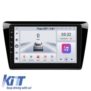 Navigation for Skoda Rapid, 2011 - 2019, 9 Inch, 4Gb Ram, 64Gb storage, Bluetooth, WiFi, Waze, Carplay