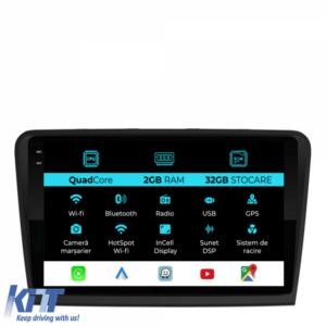 Navigation for Skoda Superb 2 (2008-2015), 10 Inch, 2Gb Ram, 32Gb Storage, Carplay