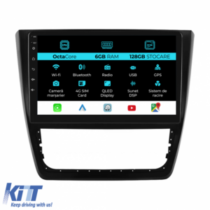 Navigation for Skoda Yeti, 2009-2017, 10 Inch, 6 Gb Ram, 128 Gb Storage, Carplay