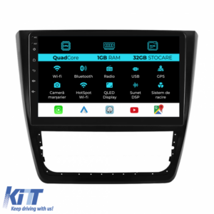 Navigation for Skoda Yeti, 2009-2017, 10 Inch, 1Gb Ram, 32Gb Storage, Carplay