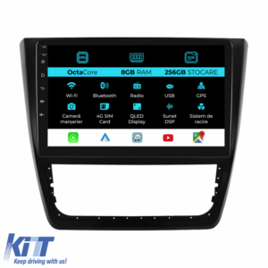Navigation for Skoda Yeti, 2009-2017, 10 Inch, 8Gb Ram, 256Gb Storage, Carplay