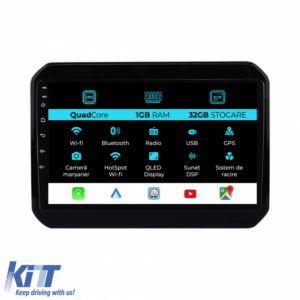 Navigation for Suzuki Ignis, 2016 - 2025, 9 Inch, 1Gb Ram, 32Gb Storage, Carplay