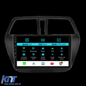 Navigation for Suzuki S-Cross (2012-2016), 9Inch, 1Gb Ram, 32Gb Storage, Carplay
