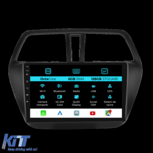 Navigation for Suzuki S-Cross, 2012-2016, 9Inch, 6Gb Ram, 128Gb Storage, Carplay