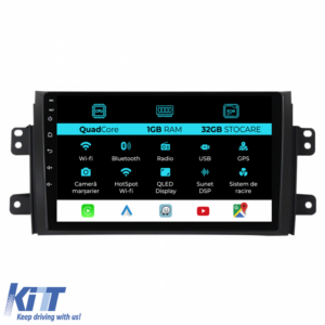 Navigation for Suzuki SX4, 2006-2012, 9 Inch, 1Gb Ram, 32Gb Storage, Carplay