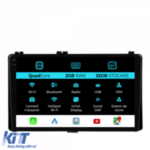 Navigation for Toyota Auris, Corolla (2015-2019), 9 Inch, 2Gb Ram, 32Gb storage, Carplay