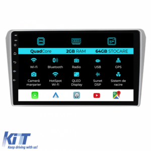 Navigation for Toyota Avensis, 2002 - 2008, 9 Inch, 2Gb Ram, 64Gb storage, Carplay