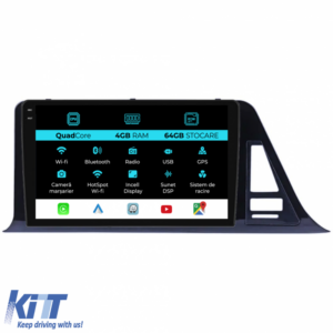 Navigation for Toyota CHR, 2016-2020, QuadCore, 9Inch, 4Gb Ram, 64Gb Storage, Carplay