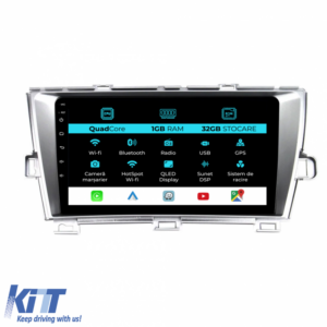 Navigation for Toyota Prius W3 (2009 - 2015), 9Inch, 1Gb Ram, 32Gb Storage, Carplay