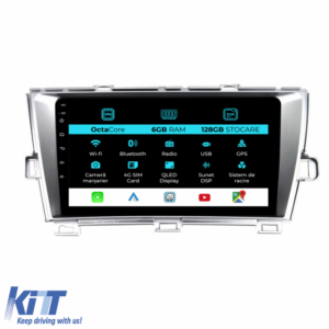 Navigation for Toyota Prius W3 (2009 - 2015), 9Inch, 6Gb Ram, 128Gb Storage, Carplay.