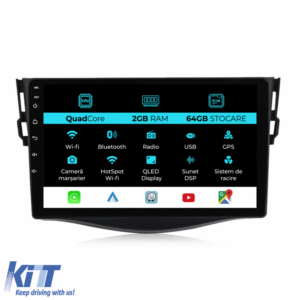 Navigation for Toyota Rav 4, 2006-2013, 9Inch, 2Gb Ram, 64Gb Storage, Carplay