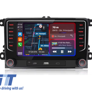 Navigation for Volkswagen, 7 Inch, 4Gb Ram, 64Gb storage, Apple Carplay Android Auto