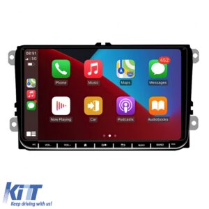 Navigation for Volkswagen, 9 Inch, 8Gb Ram, 128Gb storage, Apple Carplay Android Auto