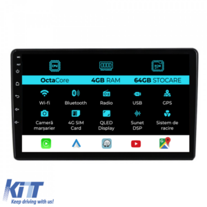 Navigation for Volkswagen Beetle, 2012 - 2018, 9 Inch, 4Gb Ram, 64Gb storage, Carplay