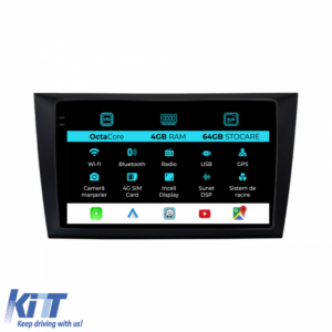 Navigation for Volkswagen Golf MK6 (2009-2013), 9Inch, 4Gb Ram, 64Gb Storage, Carplay