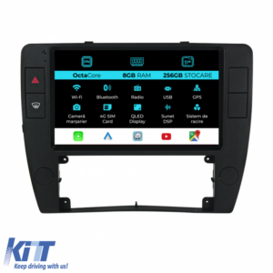 Navigation for Volkswagen Passat B5 (2000-2005), 9Inch, 8Gb Ram, 256Gb Storage, Carplay