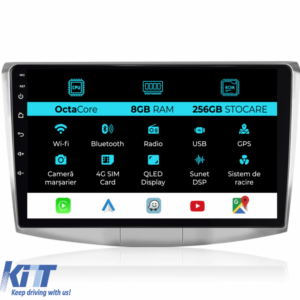Navigation for Volkswagen Passat B6, B7, CC (2005 -2015), 10 Inch, 8Gb Ram, 256Gb Storage, Carplay
