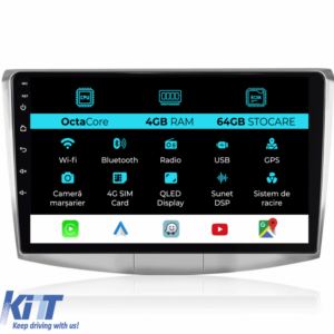 Navigation for Volkswagen Passat B6, B7, CC (2005 - 2015), 10 Inch, 4Gb Ram, 64Gb Storage, Carplay