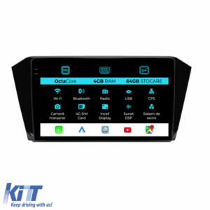Navigation for Volkswagen Passat B8 (2015 - 2022), 10Inch, 4Gb Ram, 64Gb Storage, Carplay