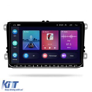 Navigation for Volkswagen, QuadCore, 9 Inch, 4Gb Ram, 64Gb storage, Apple Carplay Android Auto