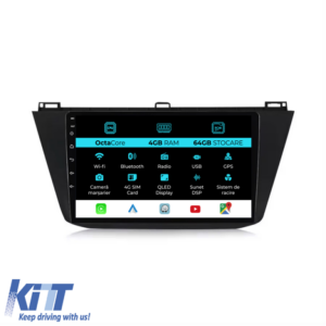 Navigation for Volkswagen, Tiguan (2016 - 2023) 10 Inch, 4Gb Ram, 64Gb storage, Carplay