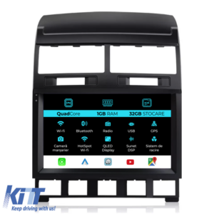 Navigation for Volkswagen Touareg, (2003-2010), 9Inch, 1Gb Ram, 32Gb Storage, Carplay