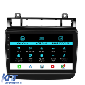 Navigation for Volkswagen Touareg, (2010-2018), 9Inch, 4Gb Ram, 64Gb Storage, Carplay