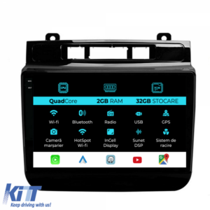 Navigation for Volkswagen Touareg, (2010-2018), 9Inch, 2Gb Ram, 32Gb Storage, Carplay