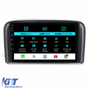 Navigation for Volvo S80, (1998-2006), 9Inch, 4Gb Ram, 64Gb Storage, Carplay.