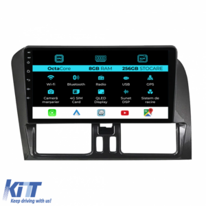 Navigation for Volvo Xc60, (2008 - 2017), 9 Inch, 8Gb Ram, 256Gb storage, Carplay