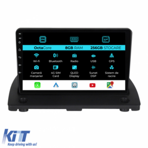 Navigation for Volvo Xc90 (2002-2014), 9Inch, 8Gb Ram, 256Gb Storage, Carplay