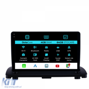 Navigation for Volvo Xc90, (2002-2014), 9Inch, 4Gb Ram, 64Gb Storage, Carplay