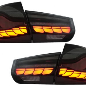 OLED Taillights Conversion to M4 Design suitable for BMW 3 Series F30 Pre LCI & LCI (2011-2019) F35 F80 Red Smoke with Dynamic Sequential Turning Light