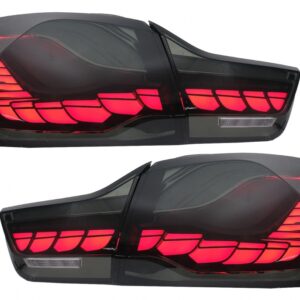 OLED Taillights suitable for BMW 4 Series F32 F33 F36 M4 F82 F83 (2013-03.2019) Red Smoke with Dynamic Sequential Turning Light