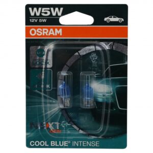 OSRAM COOL BLUE INTENSE NEXT GEN W5W Auxiliary Light Halogen Bulb License Plate/Position Light 2825CBN-02B 12V BLISTER