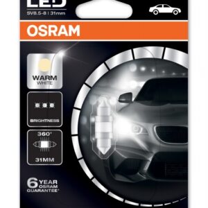 OSRAM LED Driving Warm White Festoon 31mm (6438 Form) 4000K (M1)