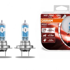 OSRAM NIGHT BREAKER LASER H7 Auto-Moto Halogen Headlamp 64210NL-HCB 12V Duobox 55W (2 Pieces)