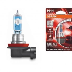 OSRAM Night Breaker Laser Next Gen H11 Halogen Headlamp 64211NL-01B 12V 55W (1 Piece)