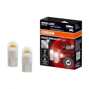 OSRAM NIGHT BREAKER LED 5W5 2825DWNB-2HB SET 2 Bulbs Auto Moto