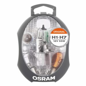 OSRAM Spare Lamps Box 7 Pieces H1 H7 P21W PY21W P21/5W R5W W5W for Car Lamp Kit