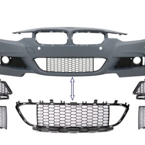 Pack Front Bumper Lower Grilles suitable for BMW 3 Series F30 F31 M-Tech (2011-2019)