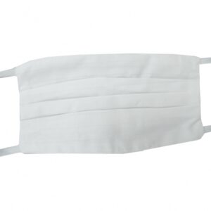 Package of 5 Reusable Mask with Folds 100% Cotton 2 Layers Unisex Washable 10 Filters PPS 330 Microns
