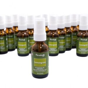Paradise Air Fresh Atomizer Oil Air Freshener Spray 25 ml Lemongrass 25 Units Aroma Diffuser