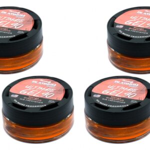 Paradise Fresh Air Ultimate Gel Air Freshener Platinum Series Odor Eliminating 4 Jars Mango Dragonfruit