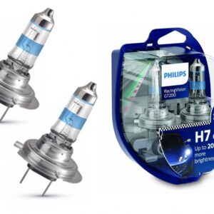Philips H7 Halogen Headlamp Bulb 12V 55W PX26d RacingVision GT200 (1 set)