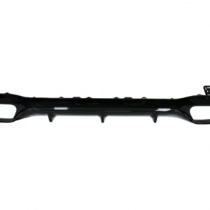 Rear Bumper Air Diffuser suitable for Mercedes E-Class W213 Sport Line (2016-2019) E63 Design Piano Black