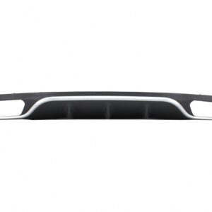 Rear Bumper Air Diffuser suitable for Mercedes E-Class W213 S213 Standard (2016-2019) E63 Design Chrome Edition