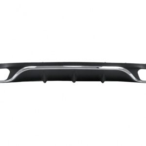 Rear Bumper Air Diffuser suitable for Mercedes E-Class W213 S213 Standard (2016-2019) E63 Design Chrome Edition