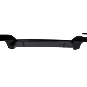 Rear Bumper Diffuser suitable for BMW 3 Series G20 G28 Sedan G21 Touring (2018-2022) Middle Insertion Carbon Look